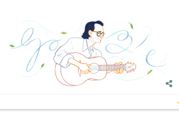 Google vinh danh nhạc sĩ Trịnh Công Sơn với biểu tượng Doodle