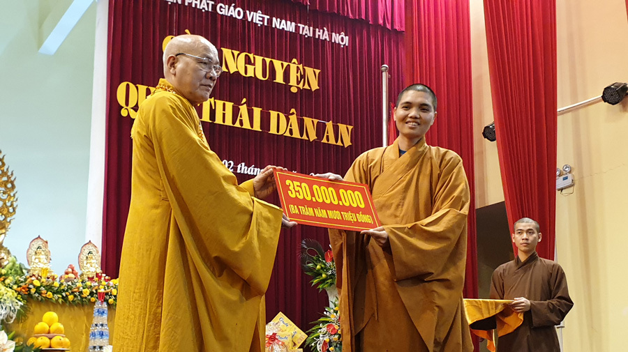 Học viện Phật giáo Việt Nam tiếp nhận trên 14 tỷ đồng tiền công đức