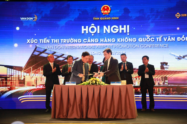 Hàng không quốc tế liên tiếp ký hợp tác với sân bay Vân Đồn