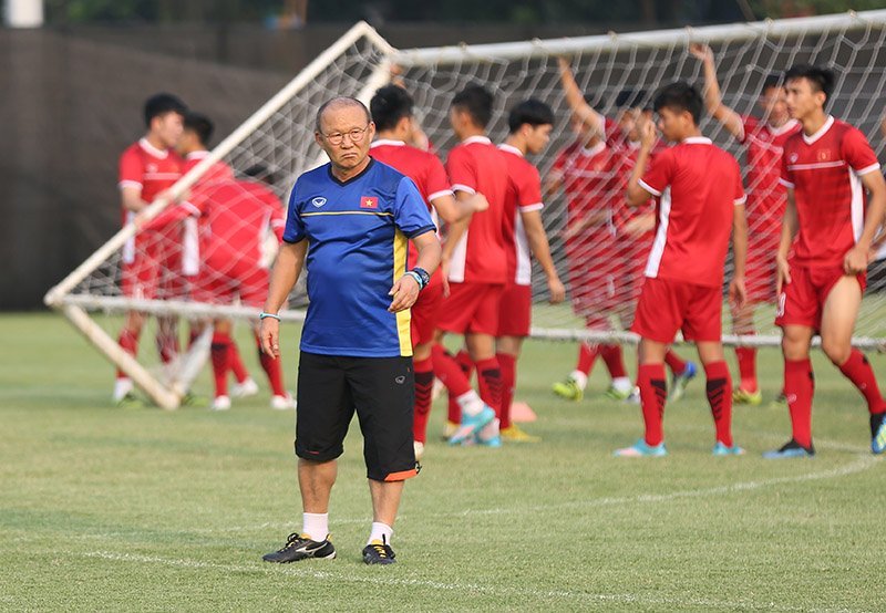'. HLV Park Hang Seo lại dẫn dắt U22 Việt Nam đá SEA Games .'