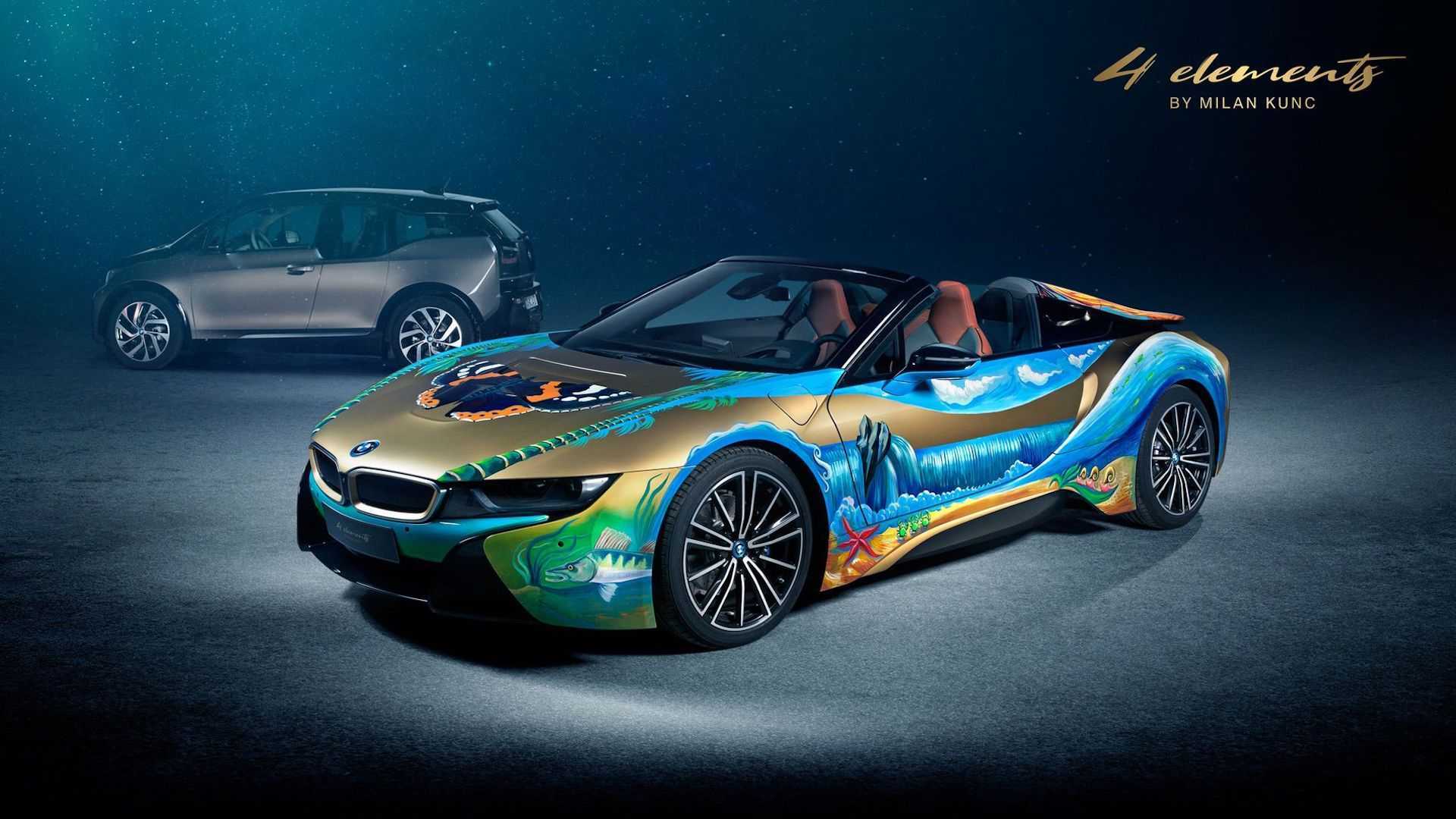 Siêu xe BMW i8 Roadster khoác “bộ áo” môi trường cực độc