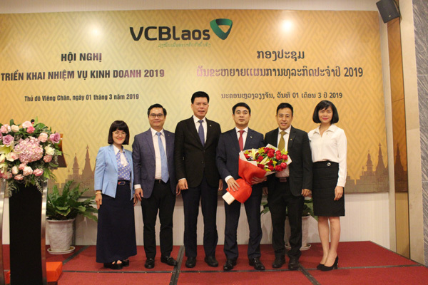 Vietcombank Lào tổ chức Hội nghị triển khai nhiệm vụ kinh doanh 2019