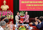 Hà Nội bổ nhiệm nữ Bí thư thị ủy Sơn Tây