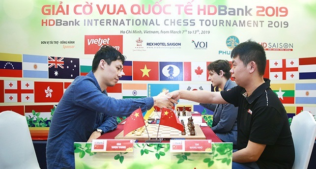 Wang Hao lần thứ 2 vô địch giải cờ vua HDBank 2019