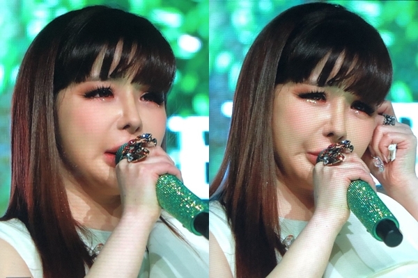 Park Bom bật khóc ngày trở lại, từ chối bình luận về scandal của Seungri
