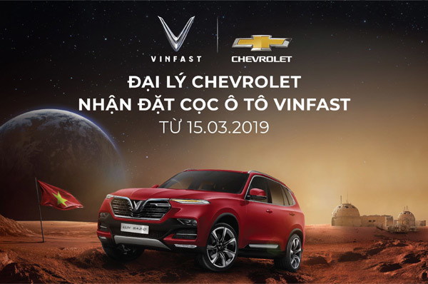 Đại lý Chevrolet bắt đầu nhận đặt cọc ô tô VinFast