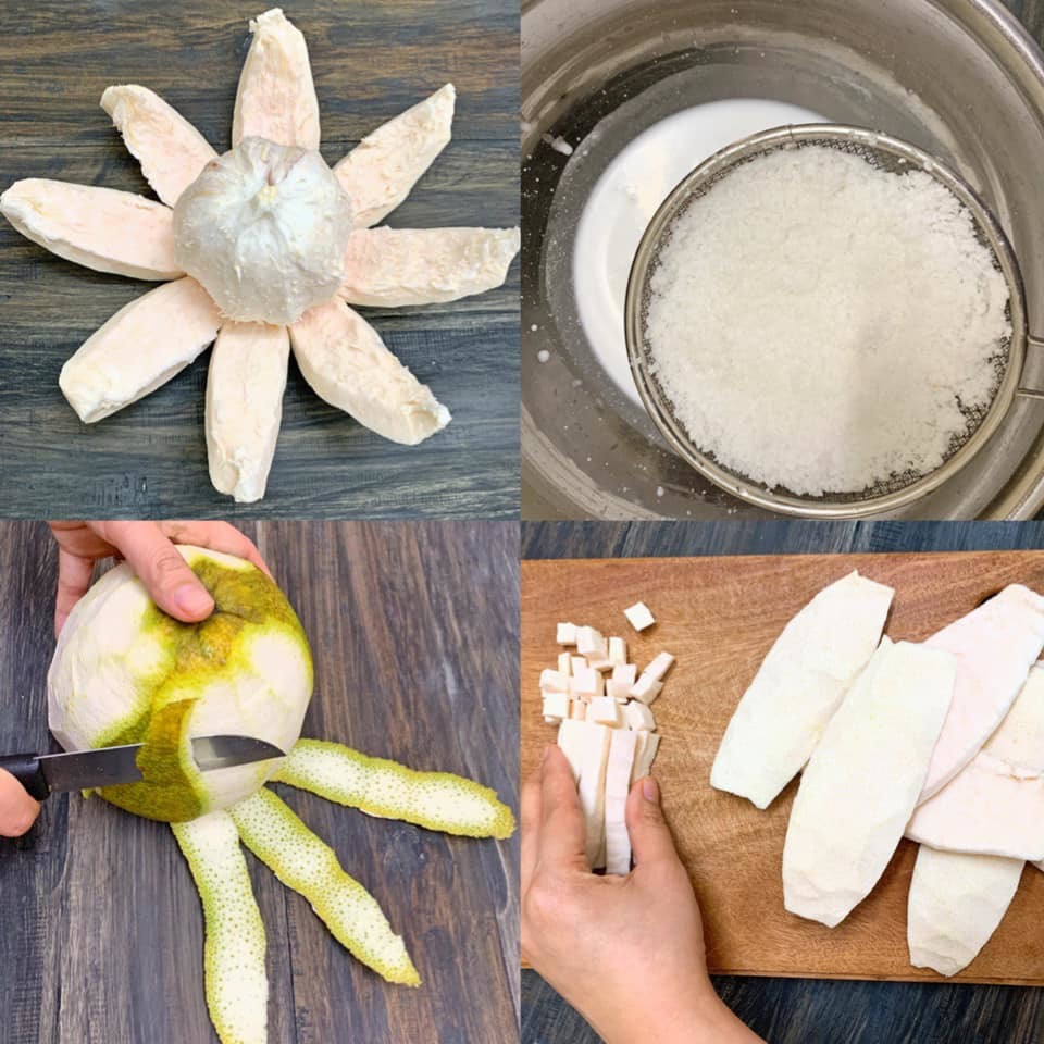 Cách làm chè bưởi thơm, ngon khó cưỡng