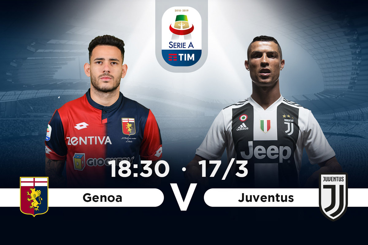 Genoa 0-0 Juventus: Nỗ lực tìm bàn thắng (H2)