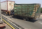 Tai nạn nghiêm trọng trên cao tốc Long Thành, 2 người chết