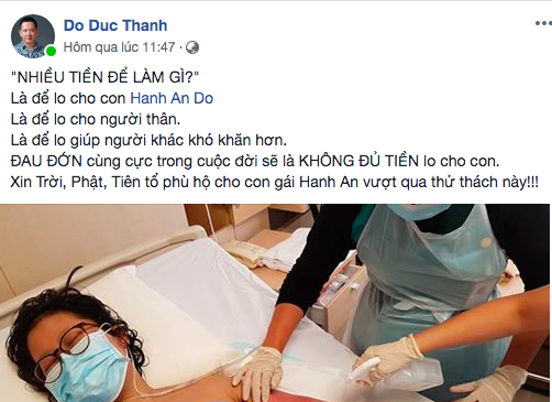 Con gái đạo diễn 'Những ngọn nến trong đêm' hoại tử cánh tay, mổ hết 2 tỷ