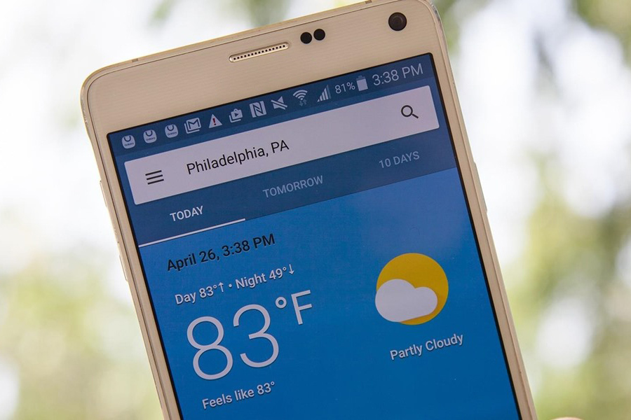 Cách tải ứng dụng thời tiết Google weather vào điện thoại