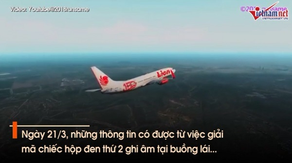 Rò rỉ cuộc trò chuyện phút chót của phi công máy bay Lion Air