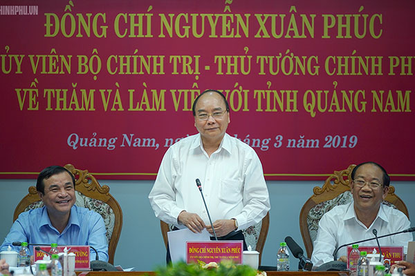 Thủ tướng: Quảng Nam phải tăng gấp đôi quy mô kinh tế trong 5 năm