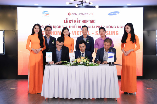 CenHomes hợp tác với 2 ‘ông lớn’ Viettel và Samsung