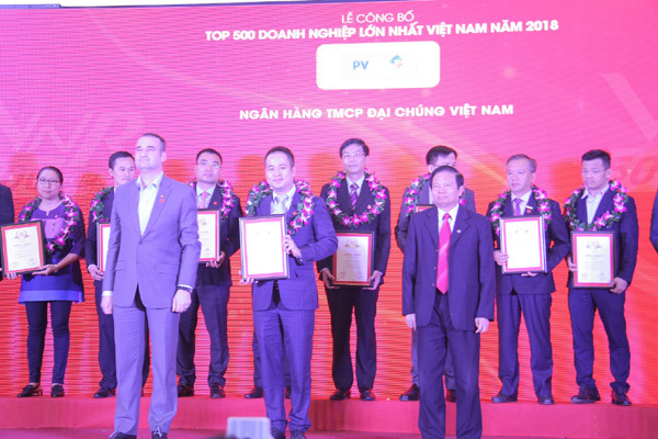 PVN vào Top 500 Doanh nghiệp lớn nhất Việt Nam năm 2018