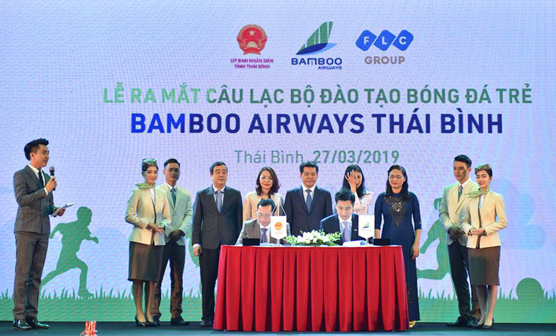 Thái Bình ra mắt CLB đào tạo bóng đá trẻ Bamboo Airways