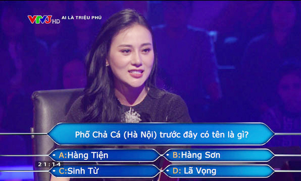 Phương Oanh 'Quỳnh búp bê' gây tranh cãi khi thi 'Ai là triệu phú'