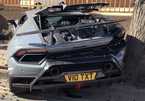 Siêu xe Lamborghini 7 tỷ nát bét sau màn “thể hiện” của ông chủ