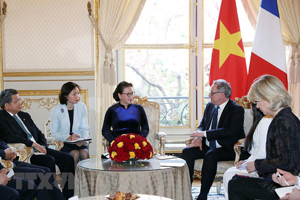 Hoạt động của Chủ tịch QH Nguyễn Thị Kim Ngân tại Pháp