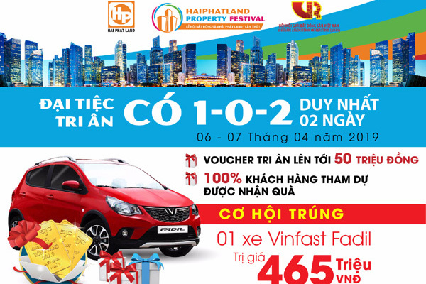 Cơ hội trúng ‘xế’ ở Hai Phat Land Property Festival