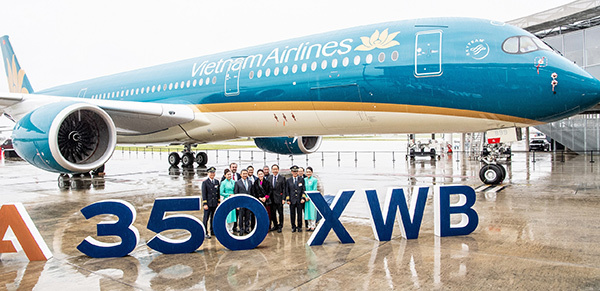 Ra mắt máy bay A350-900 của Vietnam Airlines