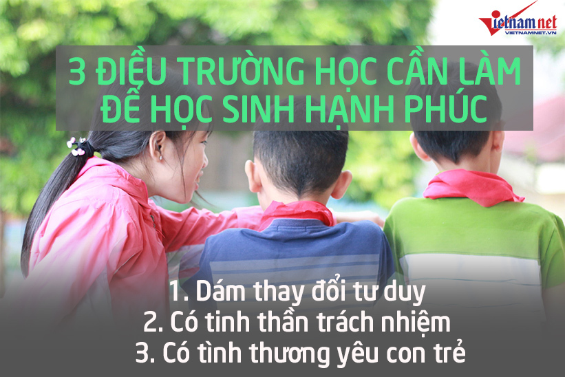 3 điều làm  học sinh VN hạnh phúc mà không cần nhiều tiền