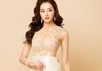 Hoa hậu Kiều Ngân gợi cảm với áo dài xuyên thấu