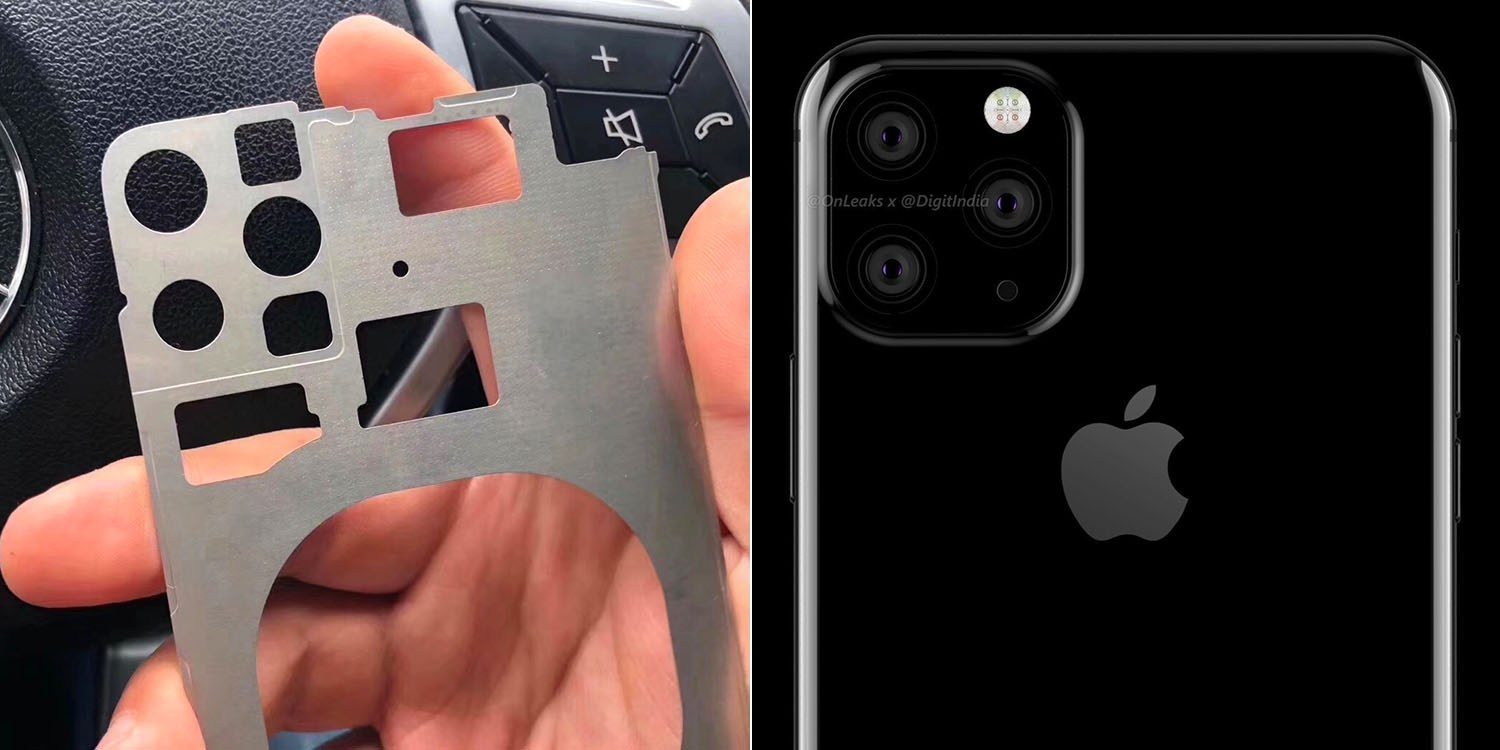 Rò rỉ bằng chứng cụm camera 3 ống kính trên iPhone 11