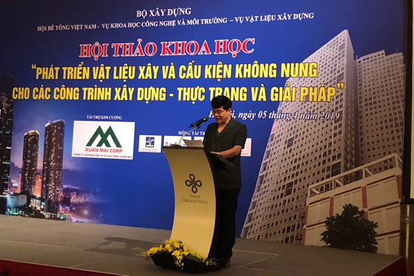 Việt Nam đẩy mạnh sản xuất gạch không nung