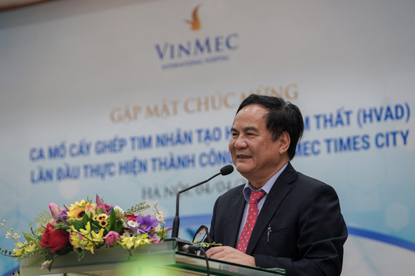 Vinmec cấy ghép tim nhân tạo cứu sống bệnh nhân suy tim