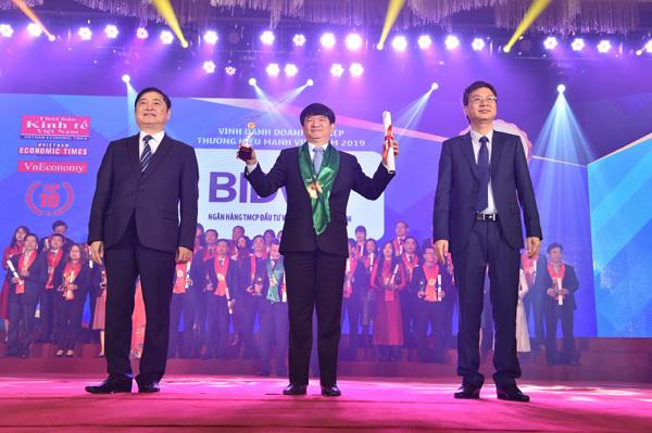 BIDV- Top 10 Doanh nghiệp Thương hiệu mạnh Việt Nam 2018