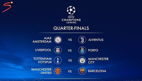 Xem trực tiếp tứ kết Champions League ở đâu?