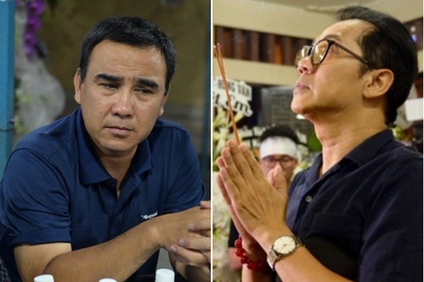 Thành Lộc, Quyền Linh nghẹn ngào viếng Anh Vũ vào chiều tối