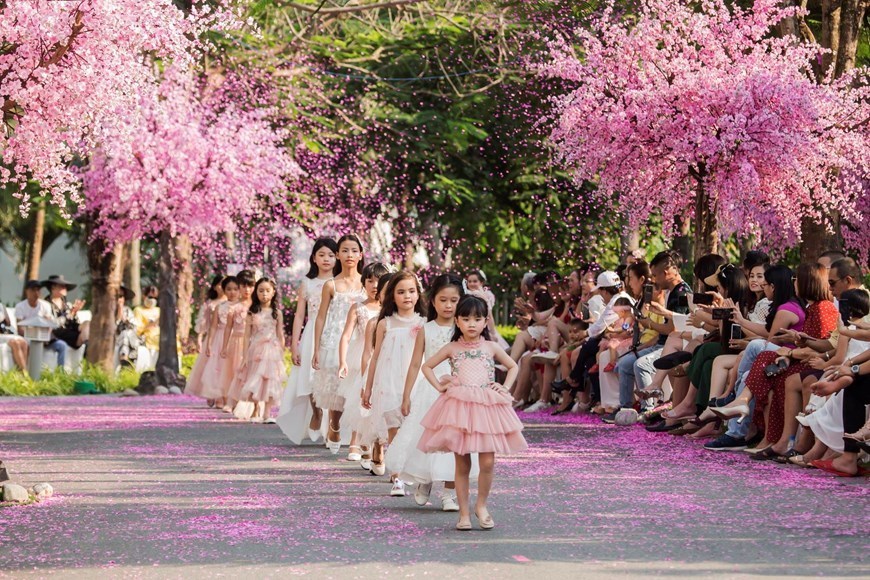 Kids turn angles at Vietnam Junior Fashion Week