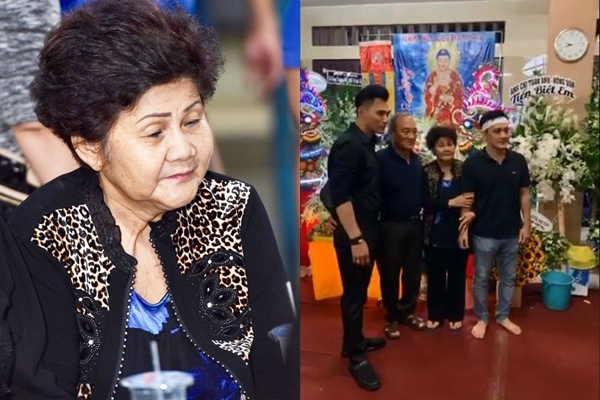 Mẹ đến lễ tang Anh Vũ sau cú sốc ngất xỉu nhập viện khi đón thi hài con