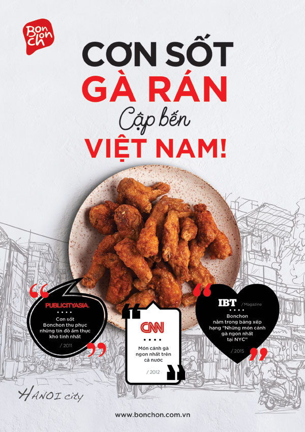 Gà rán Bonchon mở cửa hàng đầu tiên tại Việt Nam