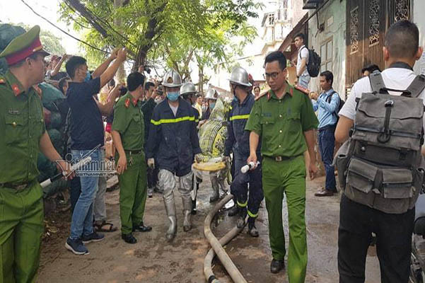 Khởi tố vụ cháy làm 8 người chết ở phường Trung Văn