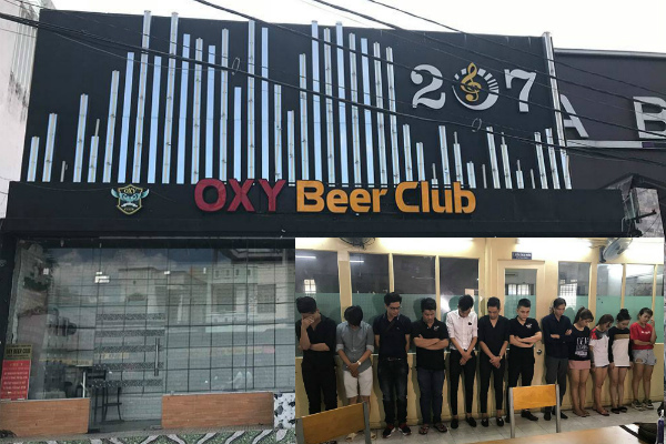 60 dân chơi phê ma túy trong bar Oxy ở Sài Gòn