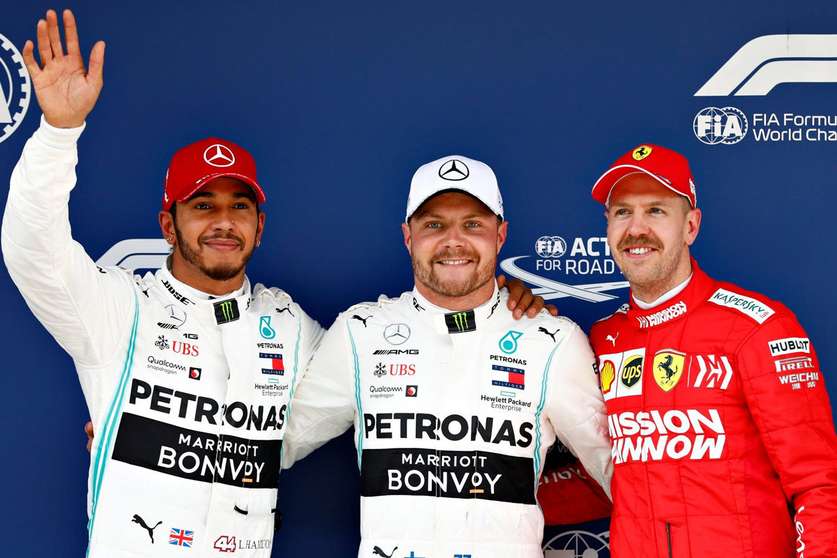 F1: Bottas và Hamilton áp đảo phân hạng China Grand Prix