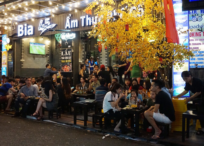 Popular Hanoi tourist street