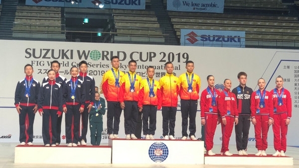 Vietnam strikes three gold medals at Aerobic Suzuki World Cup in Tokyo