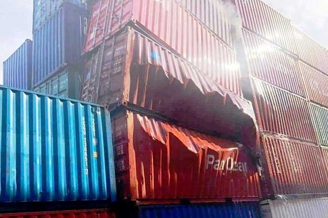 Food additive container explodes at Cat Lai Port