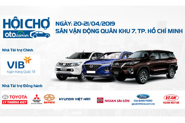 Sắp có hội chợ xe ô tô ngoài trời ở TP.HCM