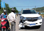 Xe cảnh sát giao thông Bình Định tông chết người đi xe máy