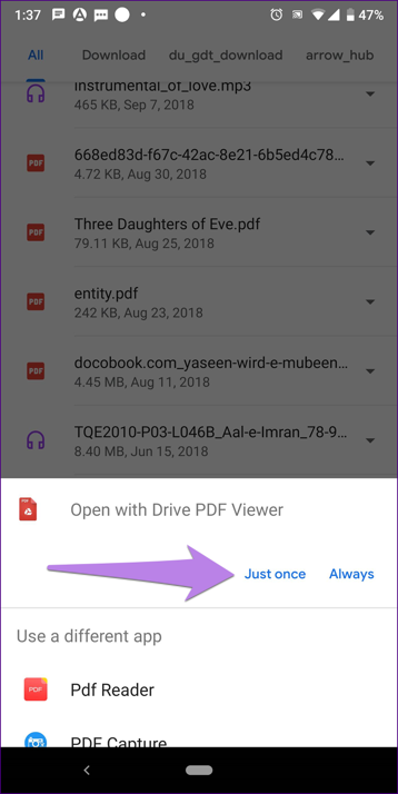 Cách thay đổi ứng dụng mở file PDF mặc định trên Android