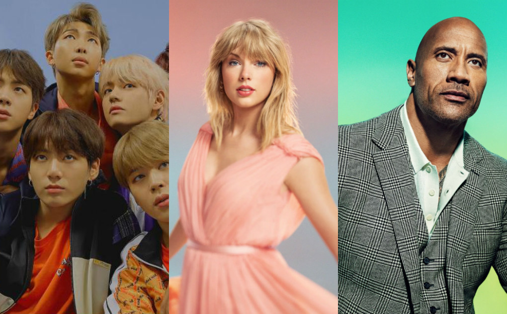 The Rock, Taylor Swift, BTS lọt vào top 100 nhân vật ảnh hưởng nhất thế giới