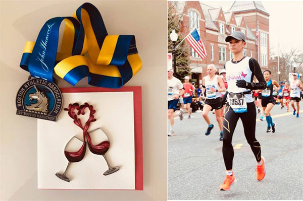 First Vietnamese woman completes Boston Marathon