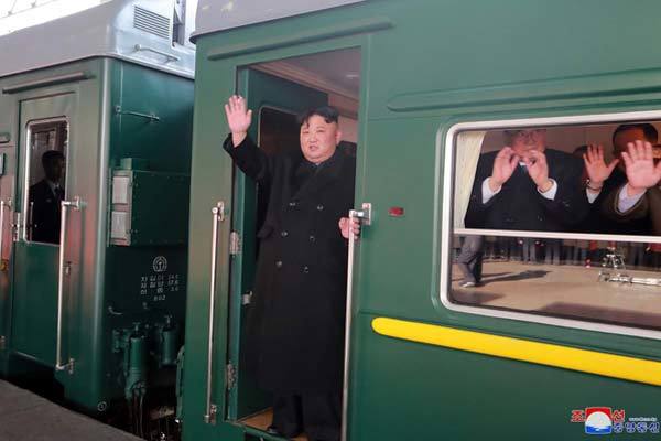 Kim Jong Un có thể đi tàu qua Trung Quốc đến Nga