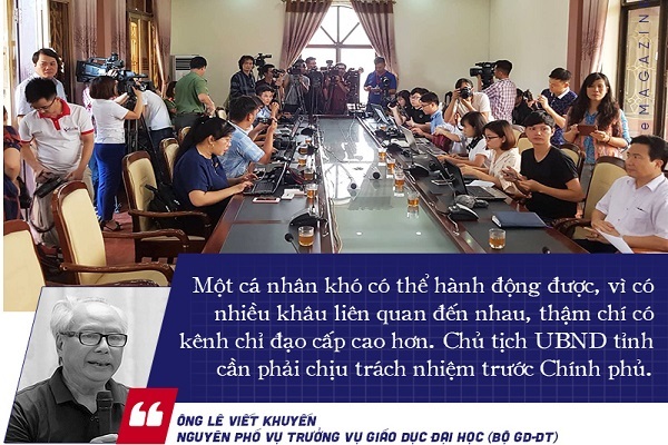 Không công khai danh sách gian lận điểm thi là bao che, đồng lõa