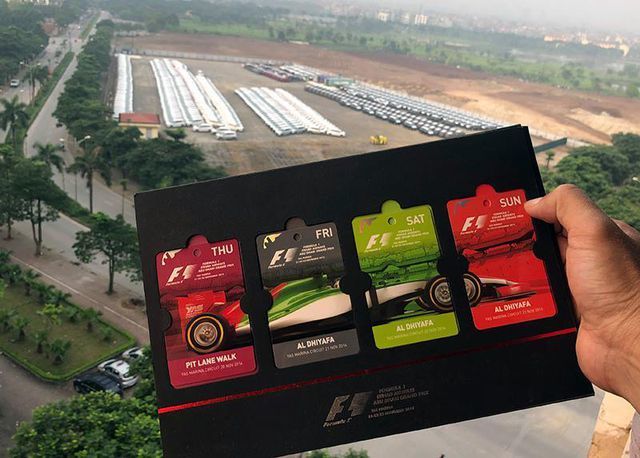Vé xem đua xe F1 tại Hà Nội khởi điểm từ 1.750.000 đồng
